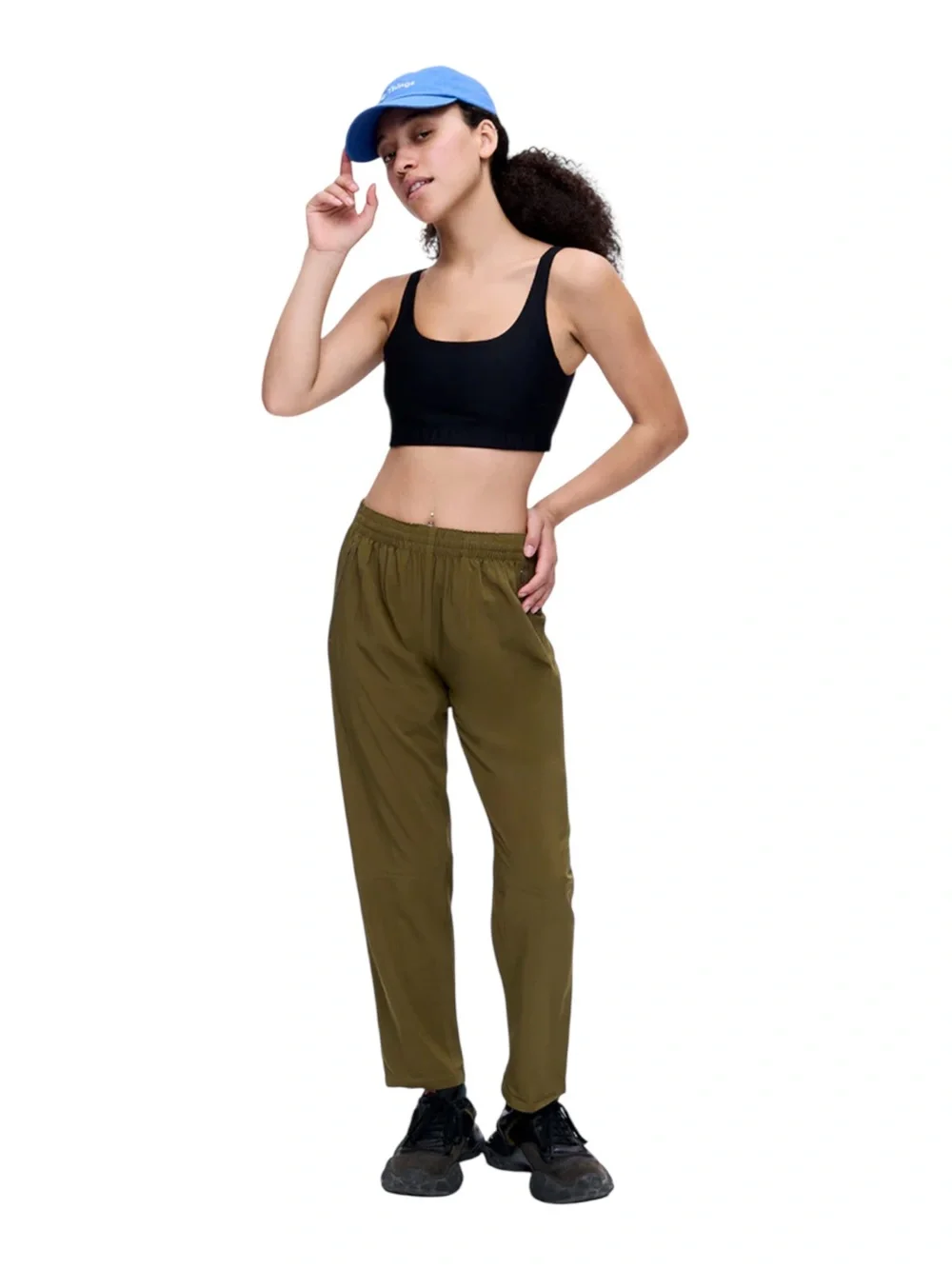 Outdoor Voices Zephyr RecPoly 26” Pant in Dark Olive Green Sz M